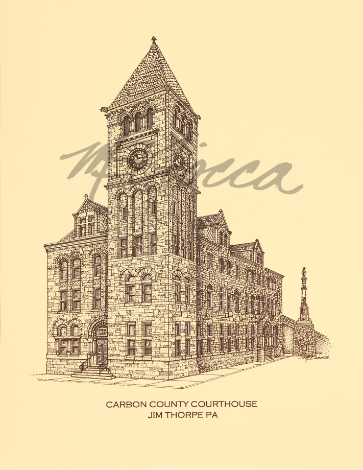 Carbon County Courthouse, Jim Thorpe PA